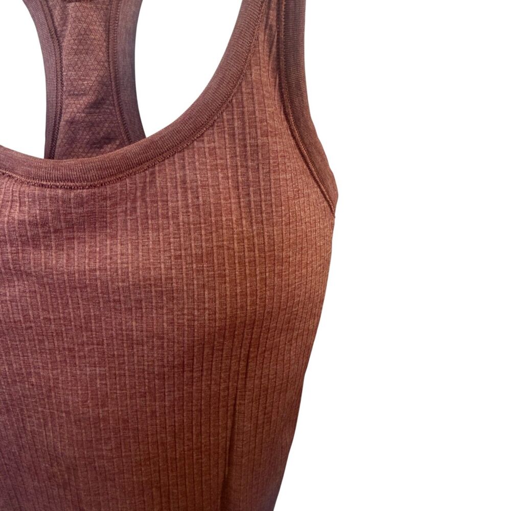 Lululemon Ebb to Street Tank Top Size 6 Ancient Copper Built In Bra - Picture 3 of 8